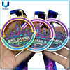 Recuerdo personalizado Esmalte Logotipo 3D Trofeo Premio Metal dorado Militar Judo Fútbol Carrera Carrera Triatlón Maratón Correr Karate Medalla deportiva