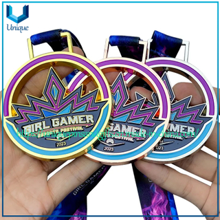 Recuerdo personalizado Esmalte Logotipo 3D Trofeo Premio Metal dorado Militar Judo Fútbol Carrera Carrera Triatlón Maratón Correr Karate Medalla deportiva
