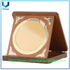 Nuevo Placa de medalla exquisita, placa de madera en blanco, placa dorada, placa plegable de madera 