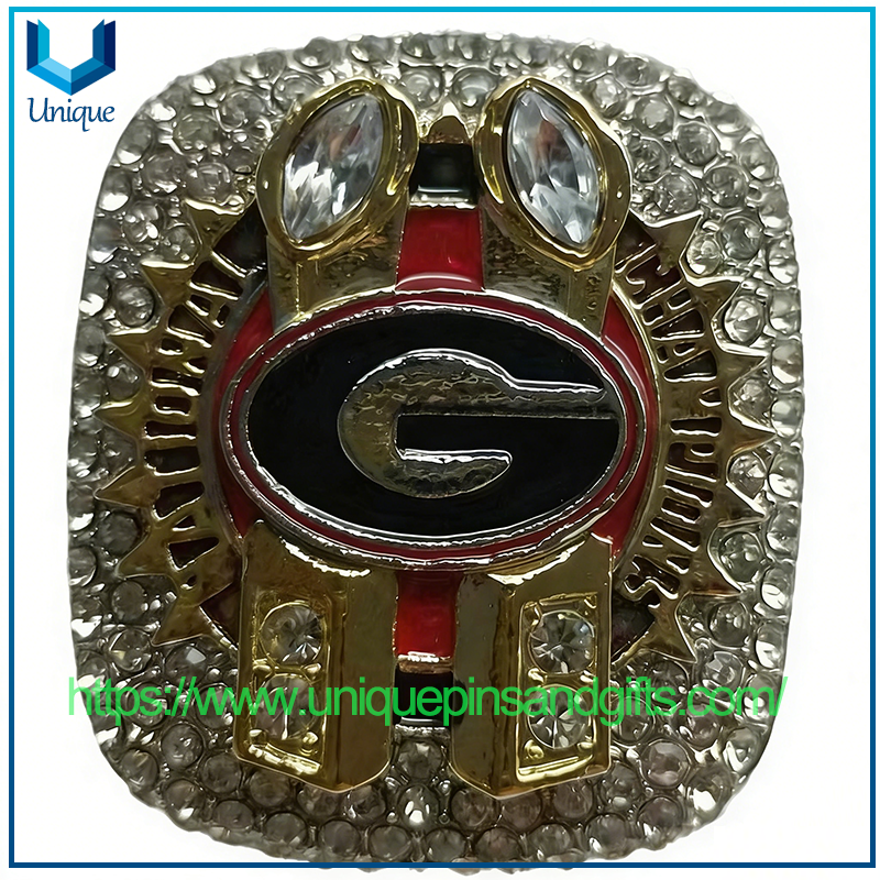 Personalizar el nuevo anillo de dedo del campeón del campeonato de la NCAA Anillo de dedo del campeón de la conferencia de los Buckeyes del estado de Ohio