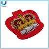 Logotipo de bordado de alta calidad para el sombrero, insignia de bordado para la tapa de la policía, personalice la etiqueta del bordado para uniforme de la policía