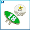 Moda Crystal Decorated Golf Pickmarker con HatClip en Set, Personalizar Logo Golf Club Metal Metal Polloker con HatClip para Promoción