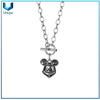 Fábrica al por mayor de alta calidad 925 plata Mickey Ido Pendant, encanto colgante 925 plata esterlina en detalle