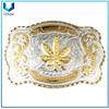 Crafts de metal Accesorios de moda, doble tono Hebillas de metal 3D, accesorios de ropa Hebilla de cinturón de servicio pesado para regalos promocionales