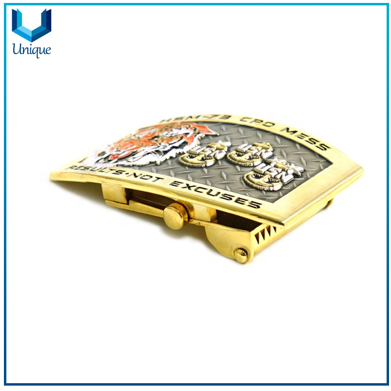 USN Winder Jefe Metal Hebilla, Diseño Custumize Cinturón 3D Hebilla, Escuela de Moda Traennando Policía Militar Hebilla de servicio pesado