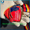 Medalla personalizada de la liga de béisbol de metal 3D Tolaram PREMIER LEAGUE CHAMPIONS 27 Medalla de latón dorado y plateado con cinta