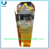 Trofeo de cristal grabado interior óptico personalizado de fábrica, trofeo de cristal K9, medalla y trofeo de premio de cristal de lujo