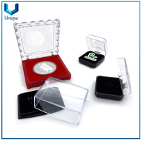 Wholesale Moneda personalizada de plástico de acrílico de acrílico caja de la caja de la caja de la caja de acrílico de la pequeña joyería de acrílico de la caja de regalo de almacenamiento