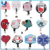 Reel de insignia de la identificación de la enfermera retráctil personalizada con el clip de cocodrilo para los accesorios de la enfermera