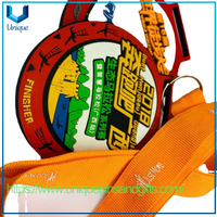 Medales de PVC personalizadas Medallas de silicona para niños Medallas de dibujos de dibujos medallas de oro para competiciones de senderismo de maratón