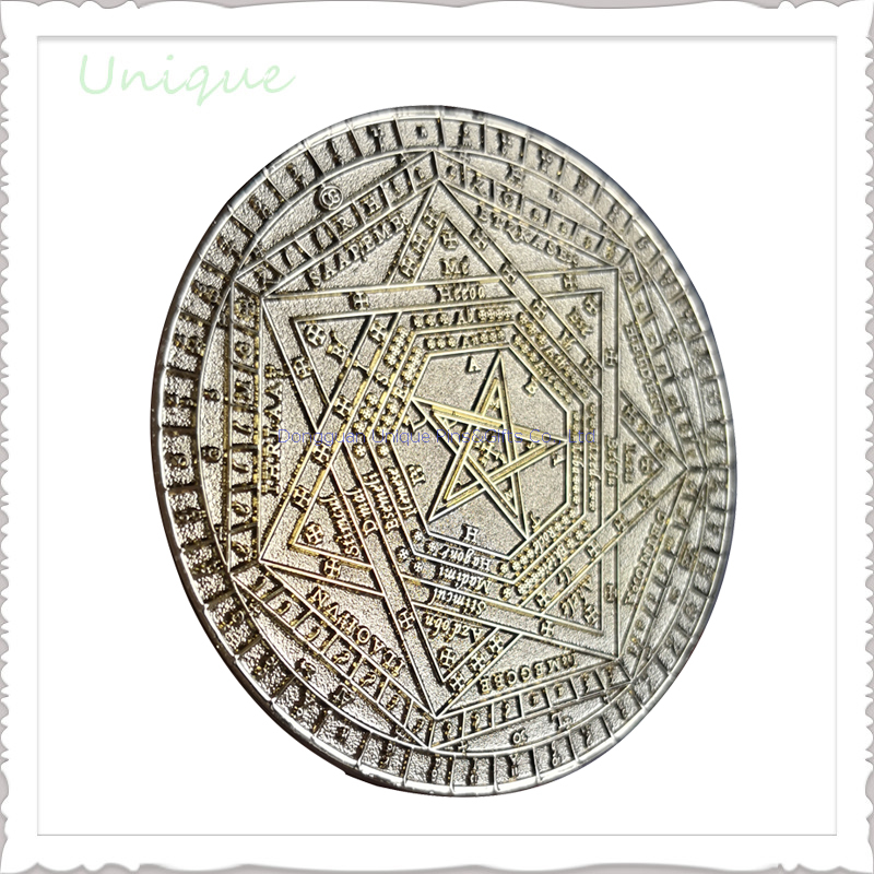 Personalizar diseño, moneda de souvenir plateada de oro, moneda antigua del Reino Unido, moneda de desafío para regalos
