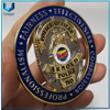 Personalice la moneda conmemorativa del diseño, moneda de la policía 3D, oro / plata Moneda de la medalla militar plateada de dos tonos, moneda de esmalte suave para honrar