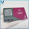 Tarjeta Cutsom Metal con impresión de código QR, tarjeta personalizada