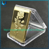 Moneda de recuerdo de espejo dorado/plateado con revestimiento de metal 3D personalizado de fábrica, moneda conmemorativa de vacaciones/lugar escénico/zodíaco