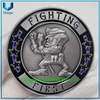 Moneda de policía de plata antigua 3D de EE. UU., diseño personalizado, chapado de alta calidad en cobre/níquel/oro/plata/logotipo personalizado/moneda de insignias