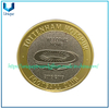 Moneda de desafío de recuerdo de metal de fútbol personalizada a precio de fábrica, moneda conmemorativa de vacaciones/lugar escénico/zodíaco