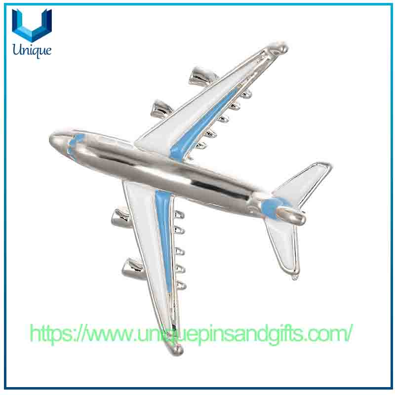 Broche de avión Boeing con gota de aceite personalizado, Pin versátil y bonito para accesorio de Ropa nueva