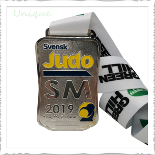 Personalice la medalla de diseño, Medalla de Judo, Medalla Deportiva, Gold / Plata / Cobre / Gold Rose Taekwondo Medals, Medalla personalizada / Medallón