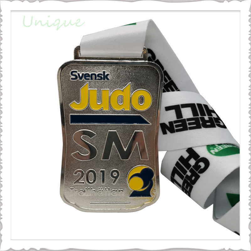 Personalice la medalla de diseño, Medalla de Judo, Medalla Deportiva, Gold / Plata / Cobre / Gold Rose Taekwondo Medals, Medalla personalizada / Medallón
