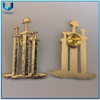 Personalice la insignia del premio 3D, la insignia de la moneda 3D, la insignia de souvenirs, el PIN de la solapa del fundido del fundido en oro