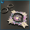 Llavero del medallón del oro de la moda, llavero duro del metal del esmalte de los regalos de la decoración