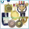  Personalizado 3D Metal dorado Lucha libre Bicicleta Ciclismo Natación Judo Karate Bicicleta Correr Fútbol Carreras Fútbol Finalizador Triatlón Maratón Medalla deportiva
