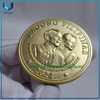 Medalla Presidenta Bagong Pilipinas 3D de bronce de 2 pulgadas personalizada de alta calidad enchapado en oro con caja de terciopelo