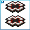 Personalice la insignia del bordado 3D, el hierro en el parche de bordado en la tela, uniforme militar, la insignia de bordado del sombrero con el respaldo de Vecro