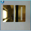 Tarjeta de visita de metal negro de acero inoxidable personalizado, tarjeta de membresía de metal, tarjetas de crédito de visa de metal en blanco con rayas magnéticas