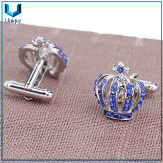 Personalice la corona de la corona 3D con la decoración de cristal, el diamantón mancinoso docorado en oro / plata para regalos promocionales de la boda