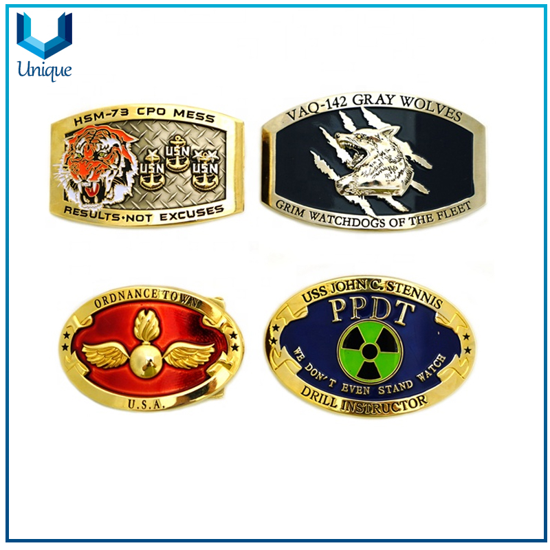 USN Winder Jefe Metal Hebilla, Diseño Custumize Cinturón 3D Hebilla, Escuela de Moda Traennando Policía Militar Hebilla de servicio pesado
