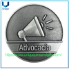 Moneda de Honor de Medalla de Premio de Abogado Destacado de 2' con revestimiento antiguo 3D personalizado de Brasil
