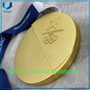 Alta calidad personalizada 2026 Milano Cortina pista eventos deportivos Metal 3D oro plata medallas de latón, medalla/medallón personalizado