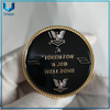 Fábrica de monedas de desafío personalizado, moneda de reconocimiento de níquel y oro USN de la Marina militar de EE. UU. para regalos de recuerdo
