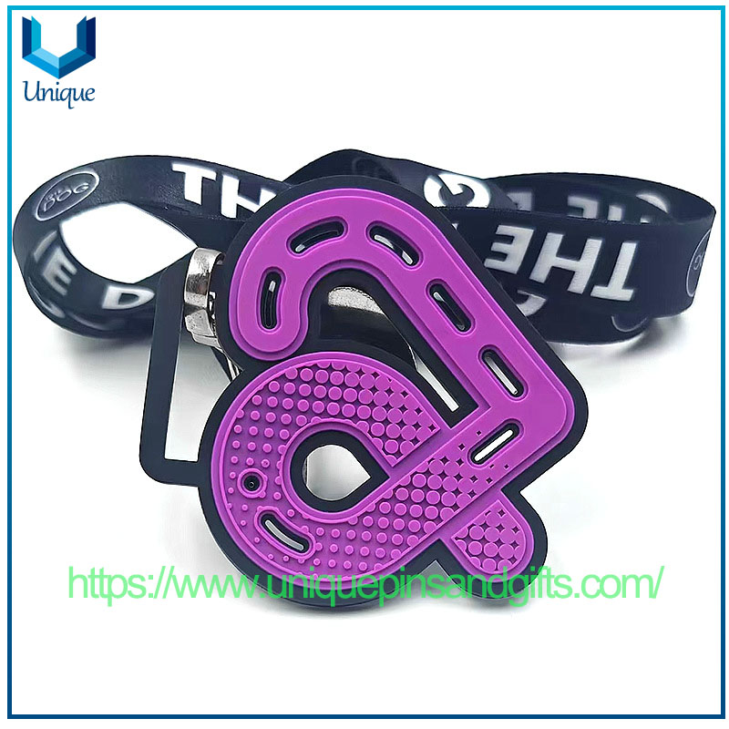 Medalla de premio de goma de PVC de goma de PVC personalizada personalizada (12) 