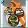 Medales de PVC personalizadas Medallas de silicona para niños Medallas de dibujos de dibujos medallas de oro para competiciones de senderismo de maratón