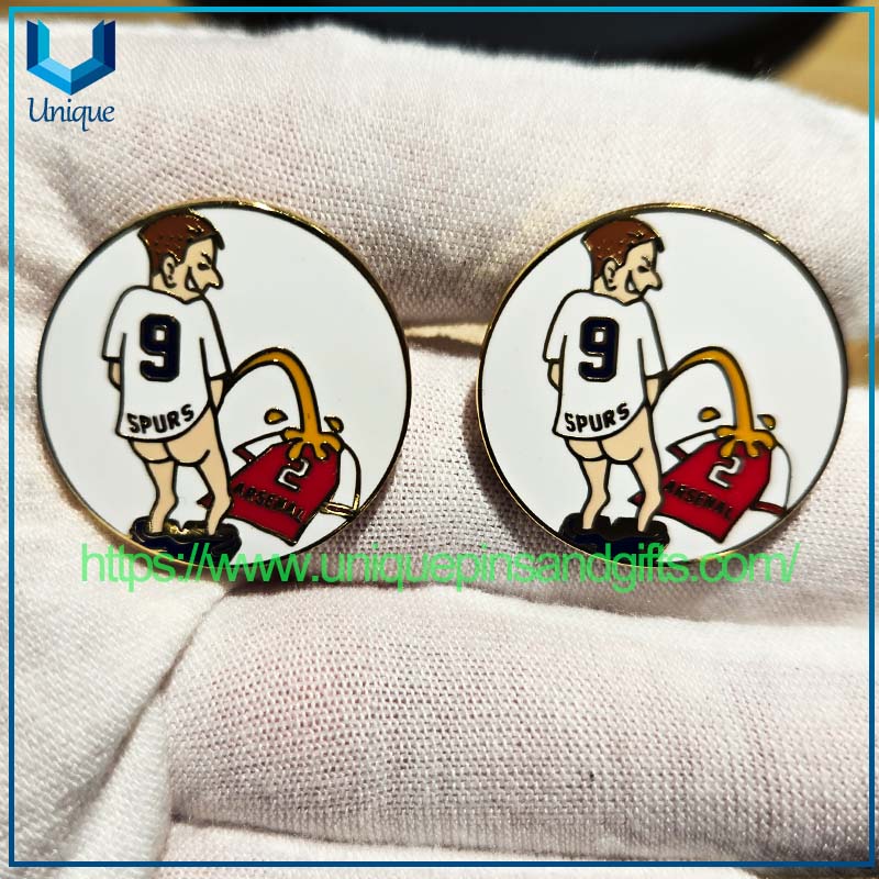 Personalice la placa de esmalte de metal encantador insignia de la solapa de esmalte de metal, la insignia escolar del emblema de la escuela, la insignia de alfiler de la solapa de la organización para regalos de decoración