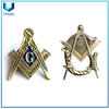 Personalice la insignia de metal, el pin de la solapa del recorte, el emblema de metal 3D, Mason Fremason Decorations Badges Custom Masonic Solapa Pin