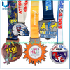 Medallón de premio militar de esmalte 3D de metal personalizado de fábrica Medallón de oro Karate Fútbol Fútbol Run Finisher Maratón Carrera Carrera Maratón Deporte Medalla personalizada con cinta