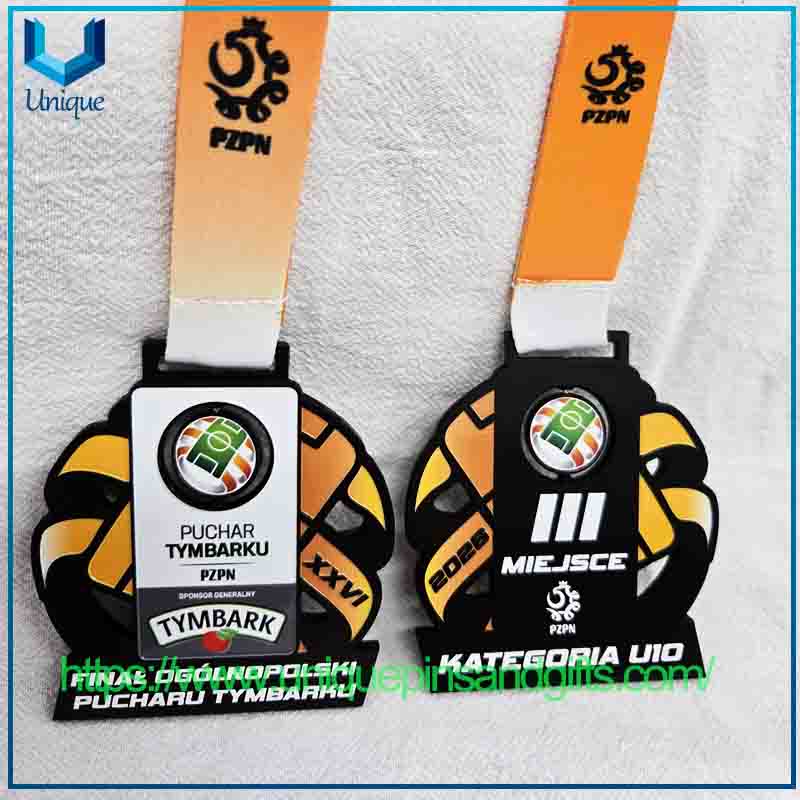 Medallas de metal con cinta para eventos deportivos 