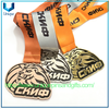 Medallas de metal 3D personalizadas, medallas rusas de eventos deportivos de bronce, oro y plata con cinta