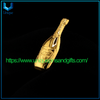 Insignia de broche de Pin de solapa de botella AZ con letras mayúsculas chapadas en oro de bronce personalizado