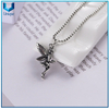 Joyería al por mayor 925 Sterling Silver Flying Angel Charm Collar Colgante para regalos de souvenir