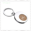 Token de moda único con llavero, carro de esmalte de metal tokey coin llavero personalizar para regalos