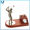 Personalice las artesanías de metal de golf de alta calidad, accesorios de golf, placa de metal de golf para souvenirs, trofeo de metal deportivo