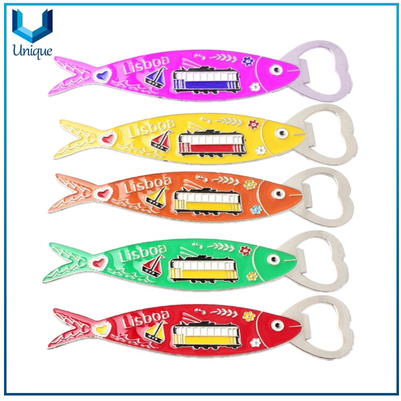 Portugal Lisboa Fish Series Souvenir Corkscrew Fridge Iman