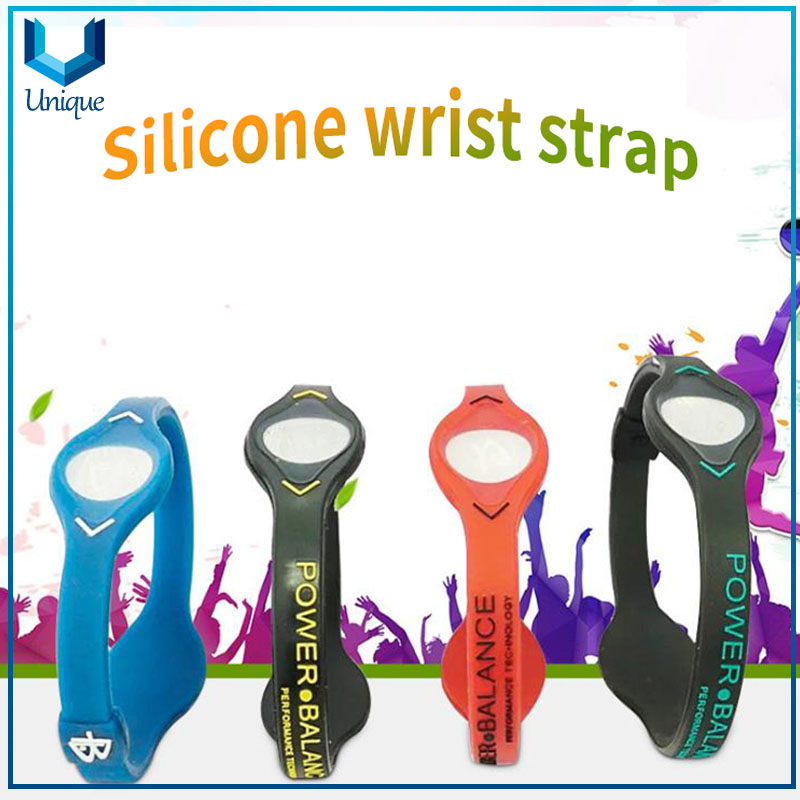 Wholesale moda promocional regalo personalizado potencia fina silicona deportes pulsera pulsera pulsera