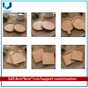 Fábrica al por mayor Fábrica de bambú de bambú de corcho de bambú de bambú de beech taza de té de madera conjunto con logotipo de tamaño personalizado