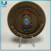 La venta al por mayor de la fábrica crea la moneda del desafío militar de la escuela del diámetro para requisitos particulares 3D 80m m