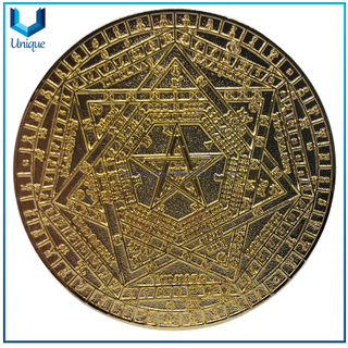 Personalizar diseño, moneda de souvenir plateada de oro, moneda antigua del Reino Unido, moneda de desafío para regalos
